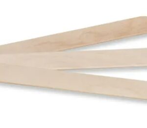 Three Dynarex #4312 Boxes of Tongue Depressors Wood, Non-sterile 6" (Quantity per box: 500) on a white background.
