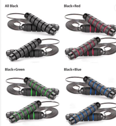A collage of black Jump Rope.