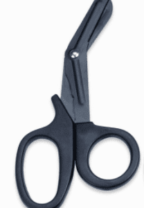 A stainless steel medical shears